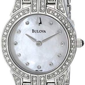 Bulova Crystal Round Womens Watch
